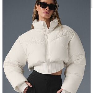 ALO main act corset puffer in XS